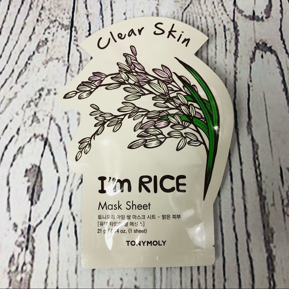 Tonymoly I’m Rice K-Beauty Korean Clear Skin Sheet Mask